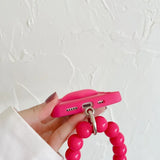 Heart Wrist Ring Chain Liquid Silicon Wave Phone Case For Samsung
