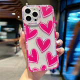 Love Heart Clear Case For Samsung