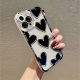 Love Heart Clear Case For Samsung