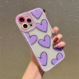 Love Heart Clear Case For Samsung