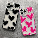 Love Heart Clear Case For Samsung