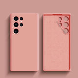 Luxury Liquid Silicone Phone Case For Samsung