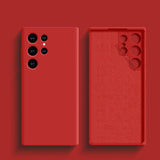 Luxury Liquid Silicone Phone Case For Samsung