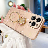 Luxury Rotating stand holder Phone Case For iPhone