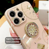 Luxury Rotating stand holder Phone Case For iPhone