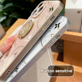 Luxury Rotating stand holder Phone Case For iPhone