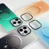 Luxury Magnetic Gradient Color Slim Case for iPhone