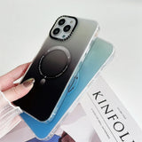Luxury Magnetic Gradient Color Slim Case for iPhone