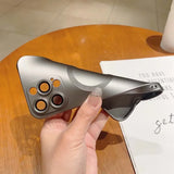 Metal Painted Magnetic Wireless Charge Case for iPhone