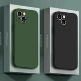 Original Liquid Silicone Shockproof Case For iPhone
