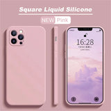 Original Liquid Silicone Shockproof Case For iPhone