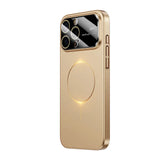 Magnetic Hard PC Lens Protector Phone Case For iPhone