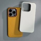 Luxury Wireless Charging Magnetic Leather Phone Case For iPhone