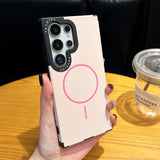 Leather Soft Shockproof Magnetic Case for Samsung