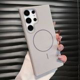 Leather Magnetic Phone Case For Samsung