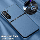 Magnetic Leather Case For Samsung Galaxy