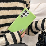 Solid Color Jelly Liquid Silicone Phone Case For Samsung