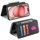 2 in 1 Detachable Card Solt Wallet For Magnetic Phone Case For iPhone