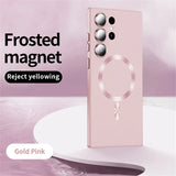 Luxury Magnetic Wireless Charge Case For Samsung