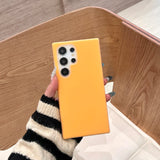 Solid Color Jelly Liquid Silicone Phone Case For Samsung