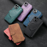 2 in 1 Detachable Card Solt Wallet For Magnetic Phone Case For iPhone