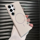 Leather Magnetic Phone Case For Samsung