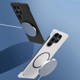 Hard PC Frameless Magnetic Phone Case For Samsung