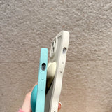 Heart Wrist Ring Chain Liquid Silicon Wave Phone Case For Samsung