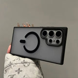 Luxury Translucent Candy Color Magnetic Case for Samsung