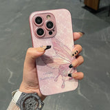 Luxury Glaze Butterfly Metal Lens Protective Soft Phone Case For IPhone