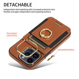 Wallet Finger Ring Phone Case For iPhone
