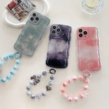 Fashion Ink Halo Dyed Phone Case with Bracelet for iphone