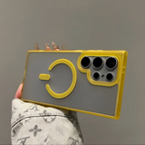 Luxury Translucent Candy Color Magnetic Case for Samsung