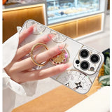 Luxury Rotating stand holder Phone Case For iPhone