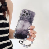 Fashion Ink Halo Dyed Phone Case with Bracelet for iphone