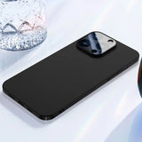 Ultra Thin Glass Camera Lens Film Candy Phone Case For iPhone