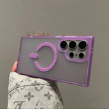 Luxury Translucent Candy Color Magnetic Case for Samsung