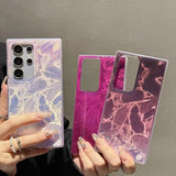 Aurora Gradient Feather Case for Samsung