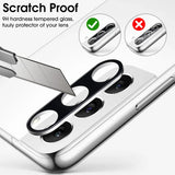 4 in 1 Tempered Glass Screen Protectors With Lens Protective Glass for Samsung