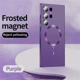 Luxury Magnetic Wireless Charge Case For Samsung