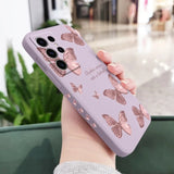 Butterfly Flowers Case For Samsung