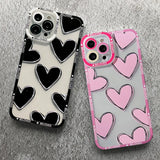 Love Heart Clear Case For Samsung