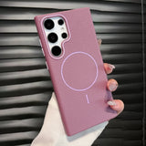 Leather Magnetic Phone Case For Samsung