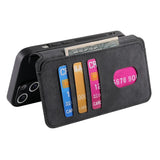 2 in 1 Detachable Card Solt Wallet For Magnetic Phone Case For iPhone