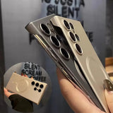 Ultra-Thin Frameless Metallic Paint  Magnetic Case For Samsung