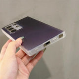 Aurora Gradient Feather Case for Samsung