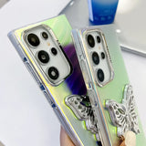 Aurora Gradient Butterfly Bracket Case for Samsung