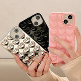 Cute 3D Love Heart Case For iPhone