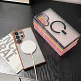 Luxury Translucent Candy Color Magnetic Case for Samsung