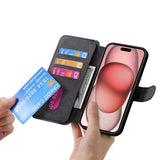 2 in 1 Detachable Card Solt Wallet For Magnetic Phone Case For iPhone